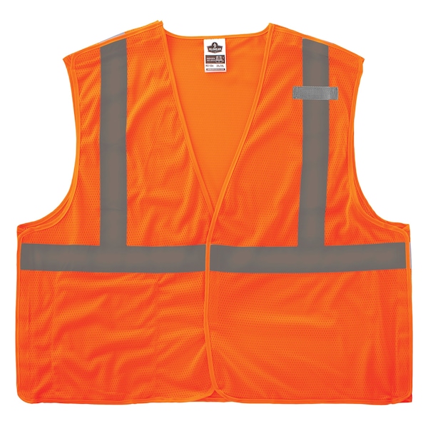 Ergodyne M Orange Economy Breakaway Mesh Vest Class 2 - Single Vest 8215BA-S - main